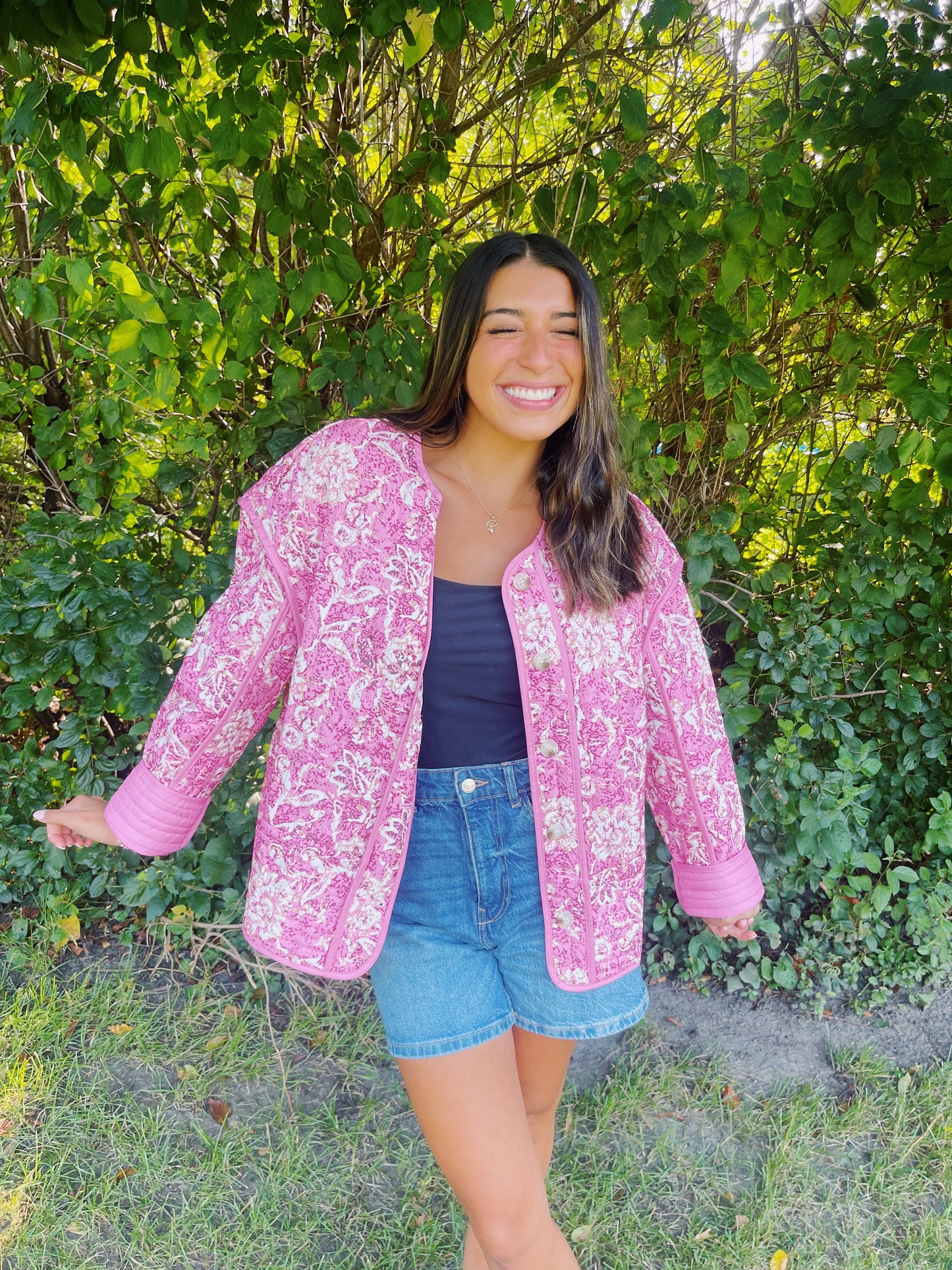 lovely floral jacket