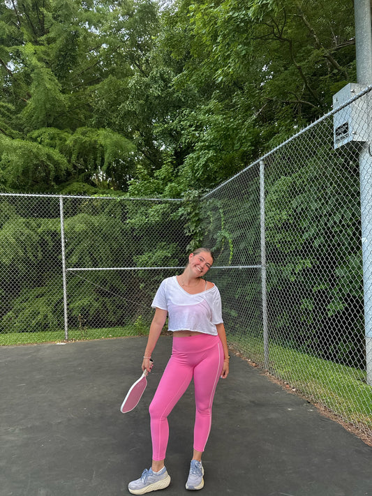 the active essential leggings -PINK
