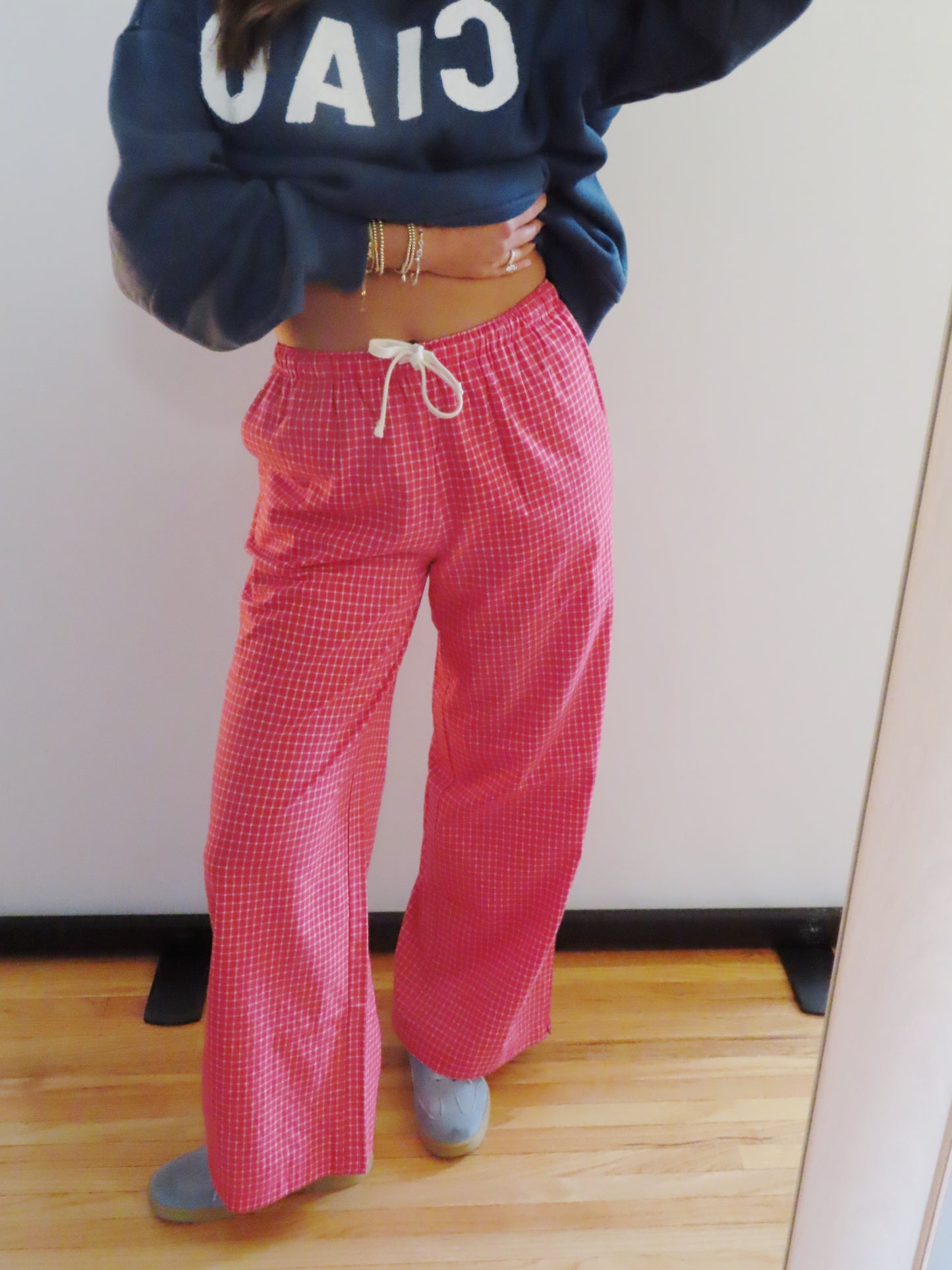 strawberry lover pants -RED