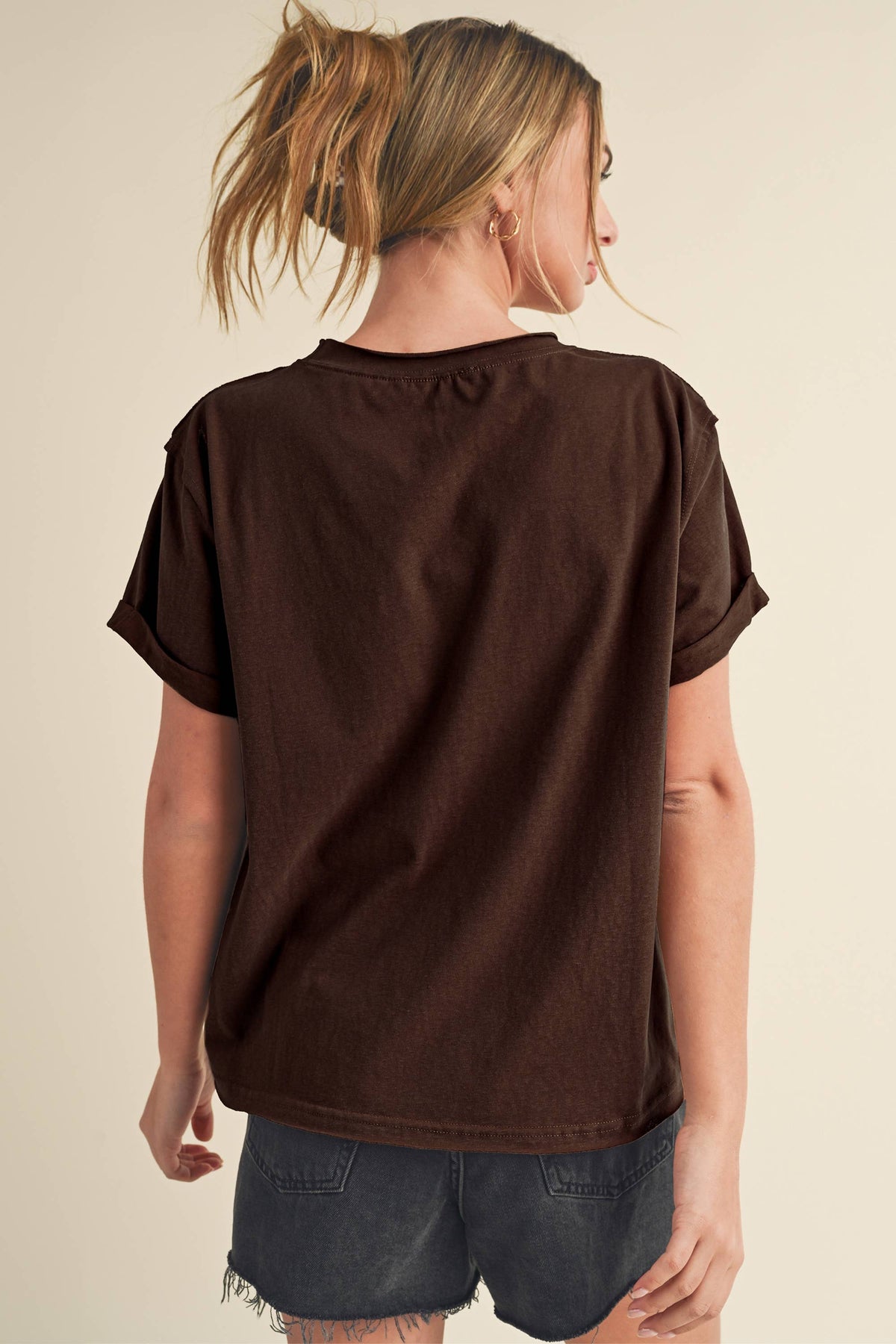 Mali Baby Tee: Brown