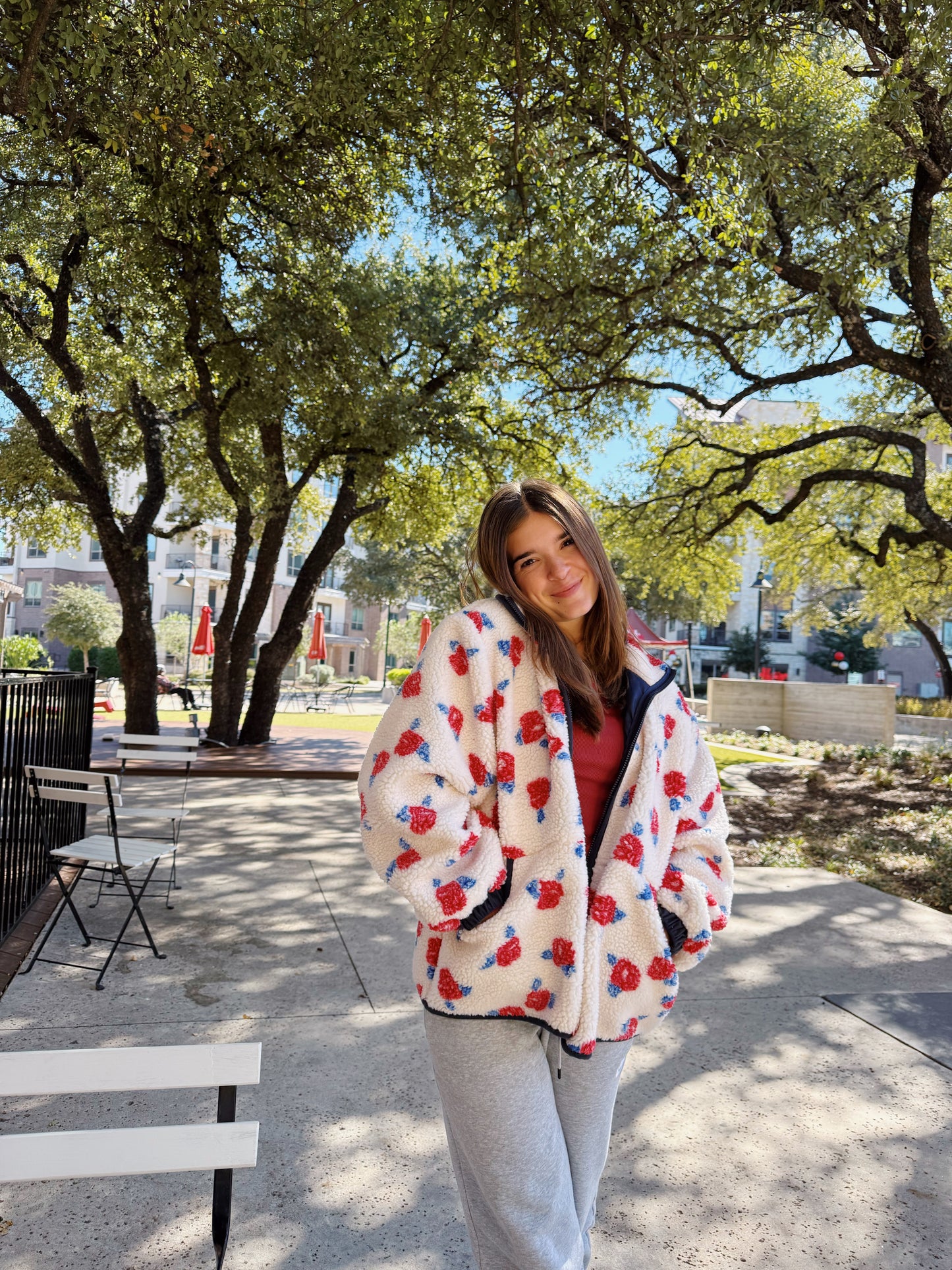 roses are red sherpa