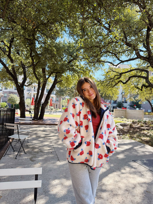 roses are red sherpa