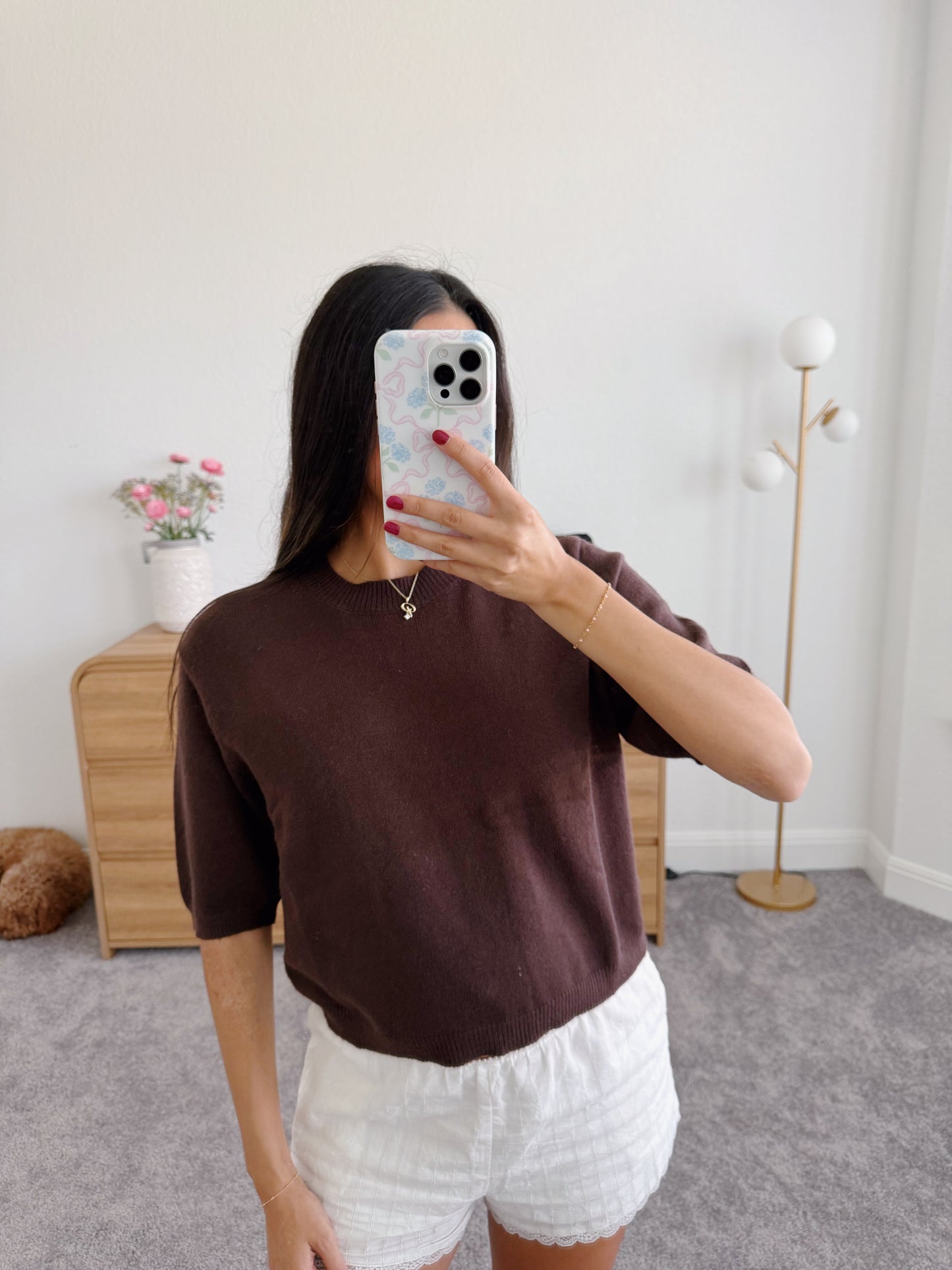 beary brown sweater top