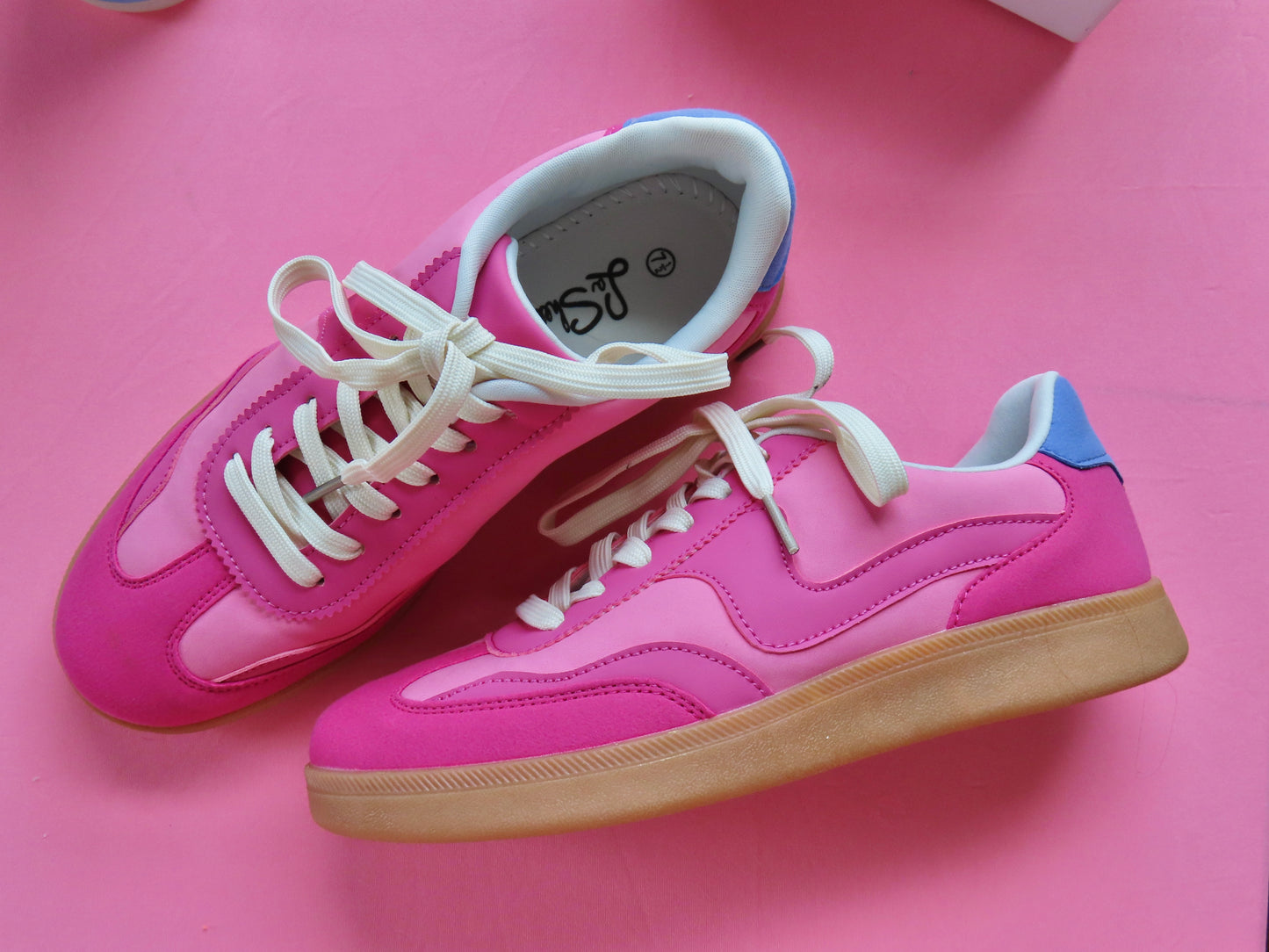 dolce pink sneakers