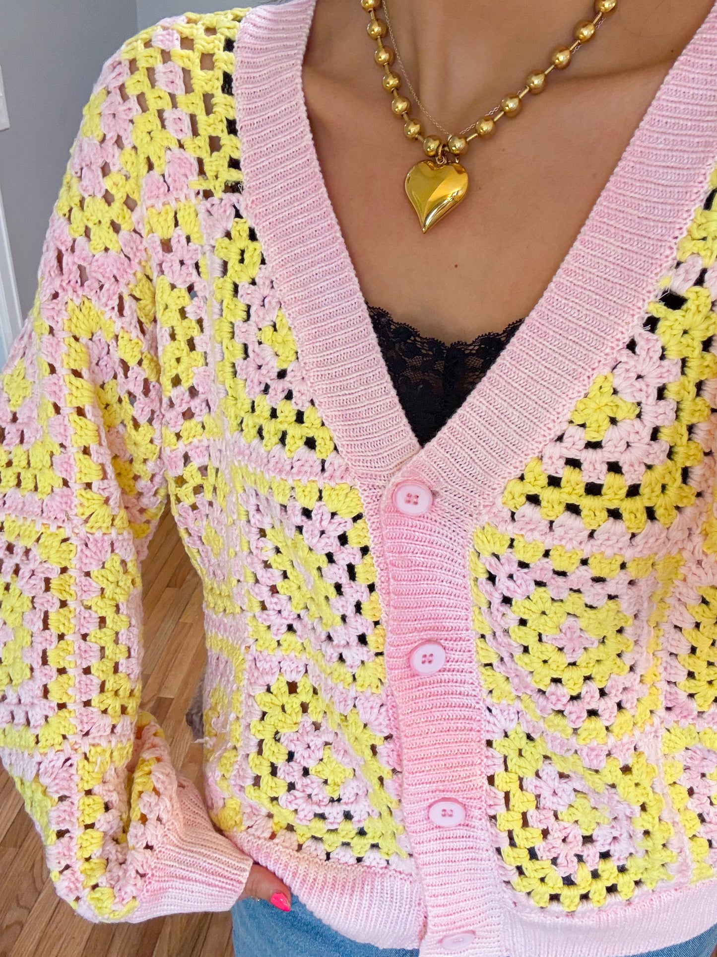 spring petal cardigan