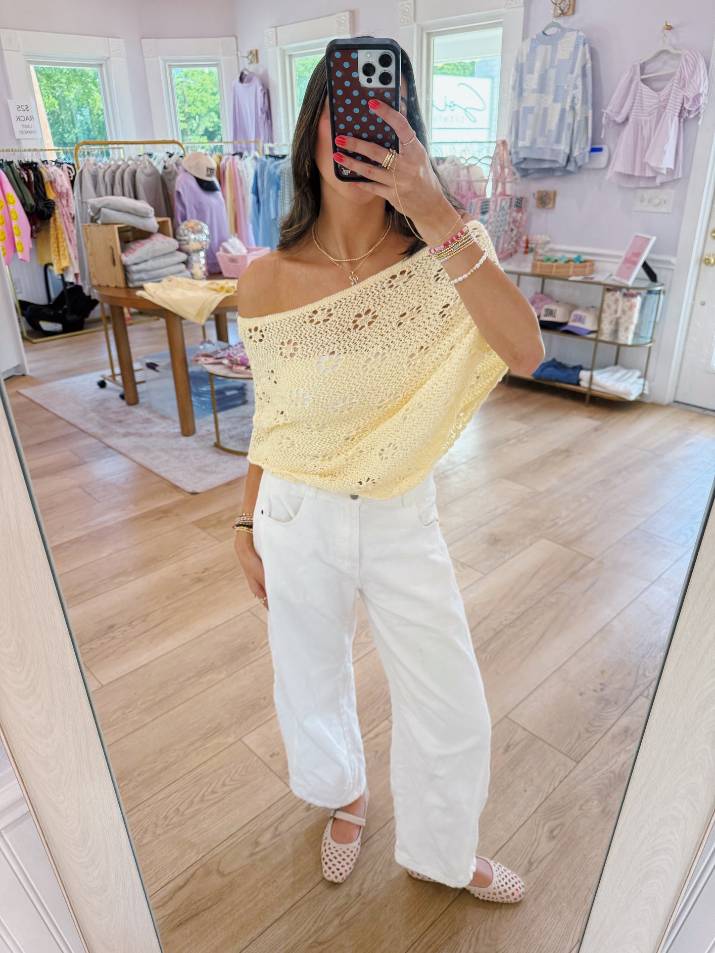 sunshine knit top