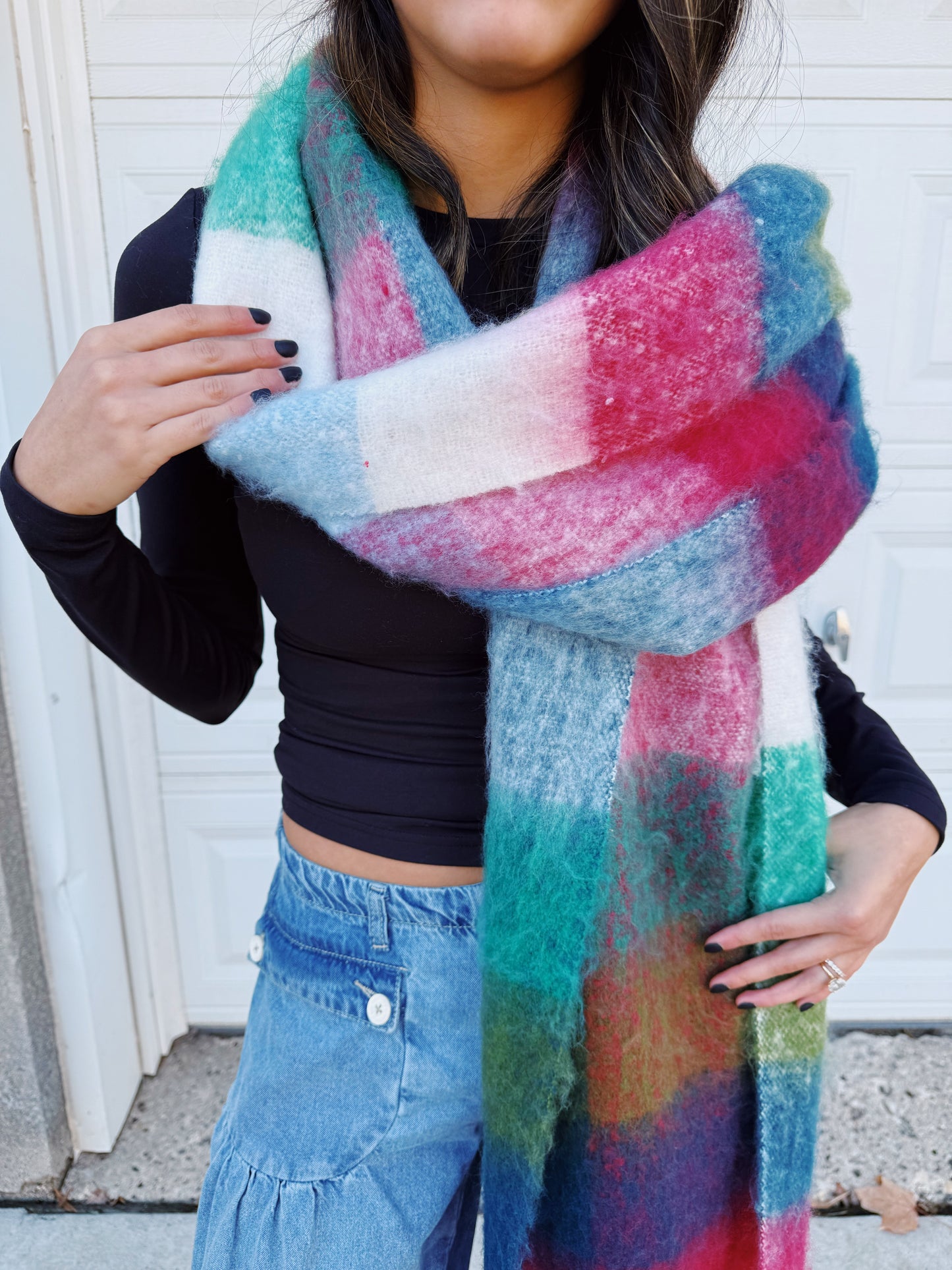 lovely colorful scarfs