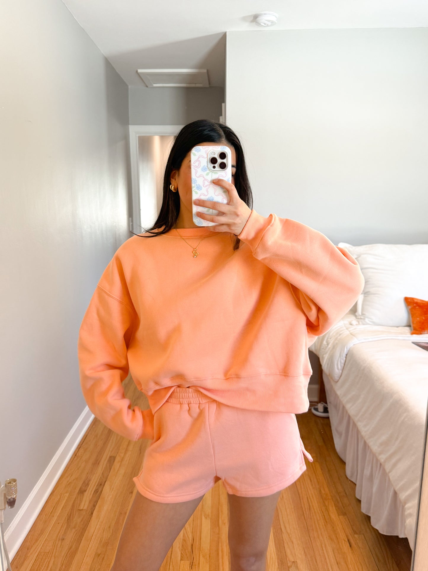 comfort girl set -PEACH