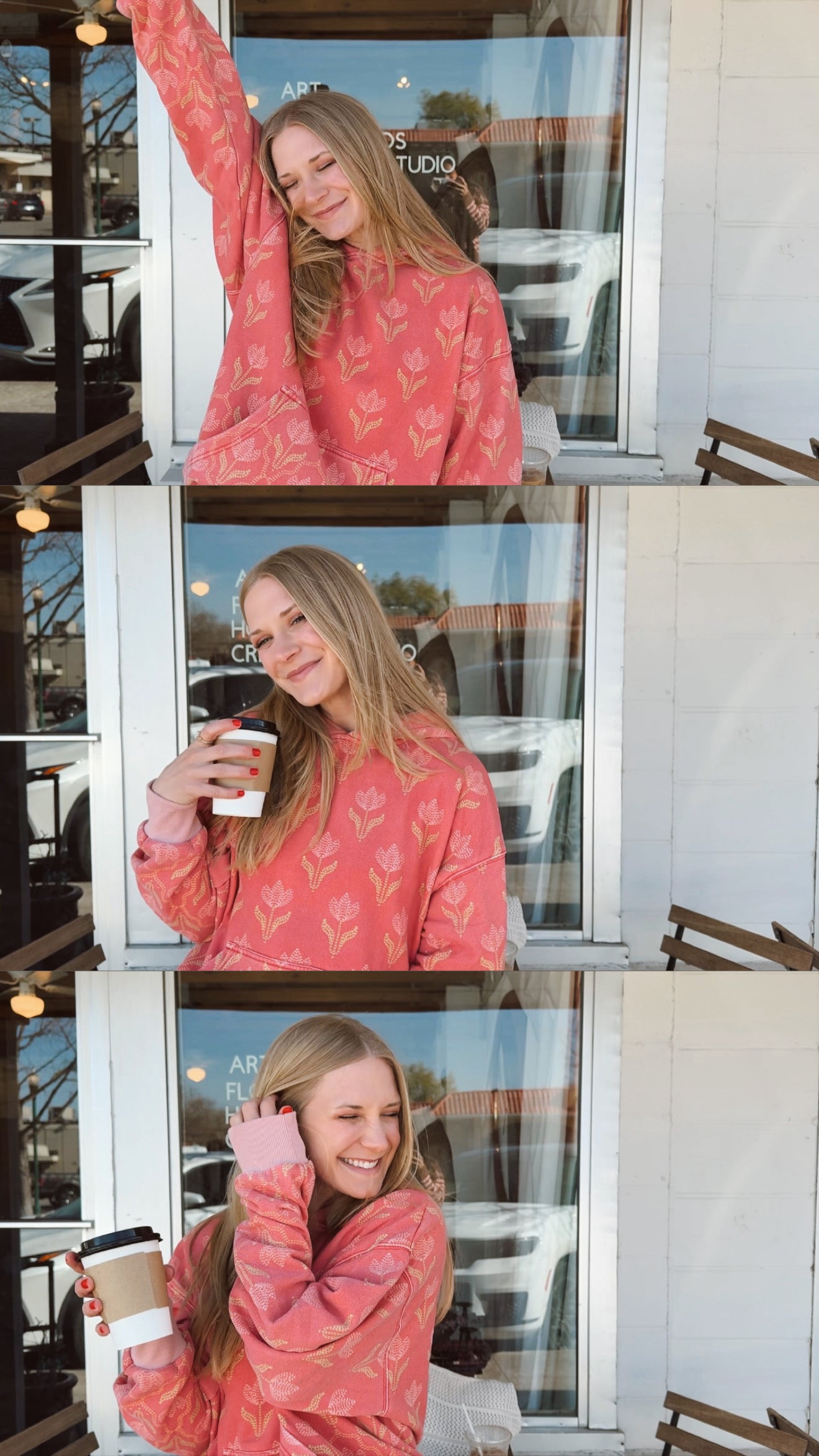 tropical floral hoodie (PREORDER)