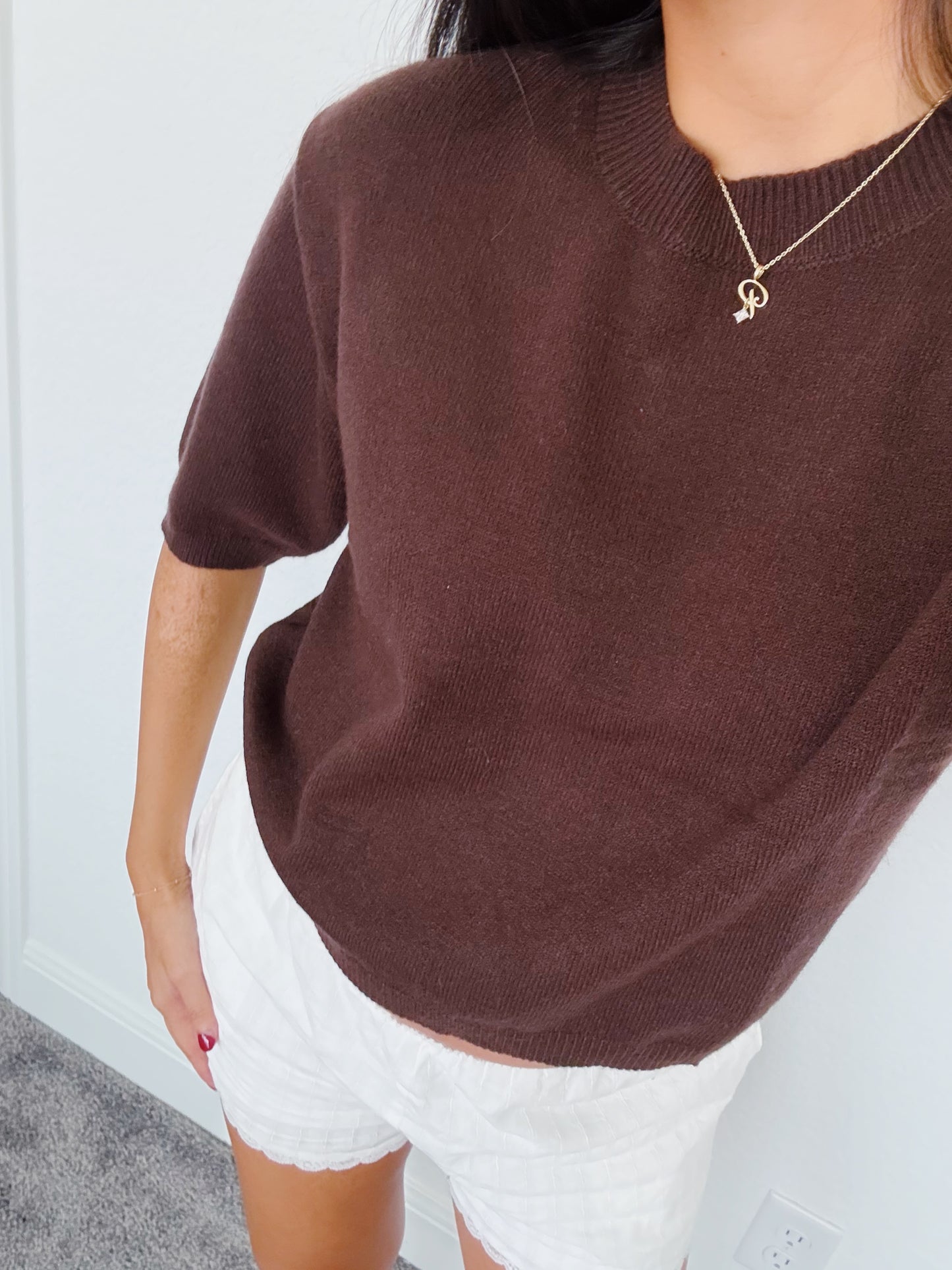 beary brown sweater top