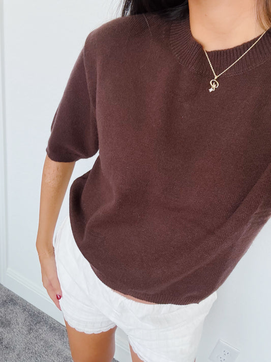 beary brown sweater top