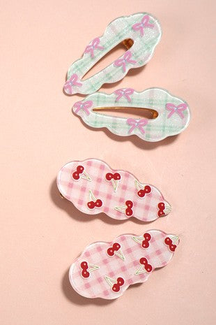 girly girl hair clips