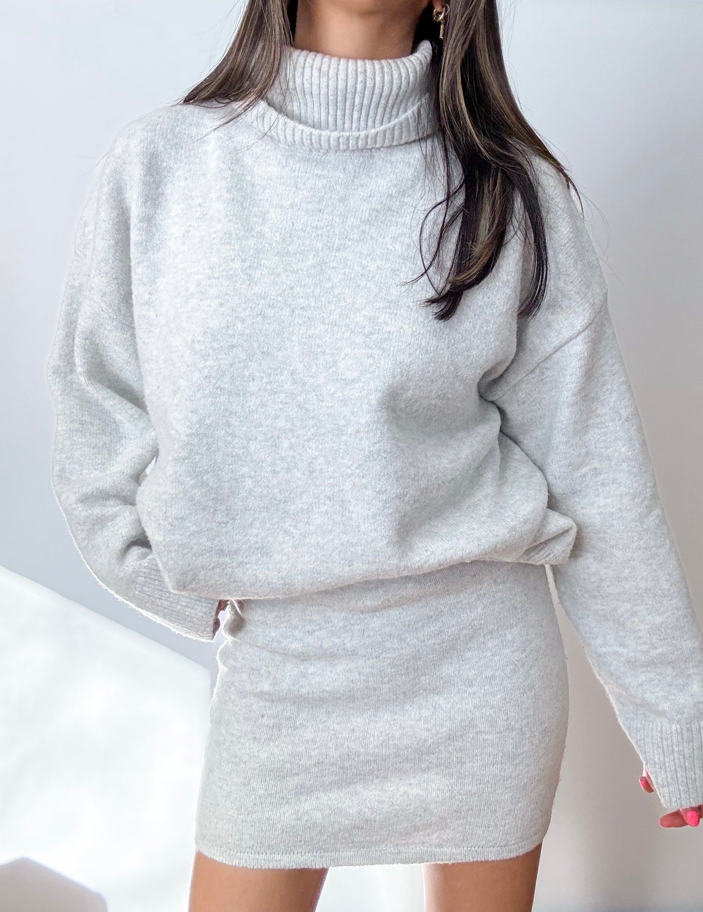 cloudy chic sweater set