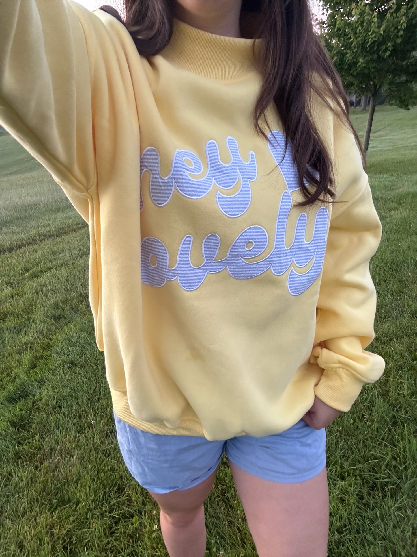 hey lovely mockneck -BUTTER