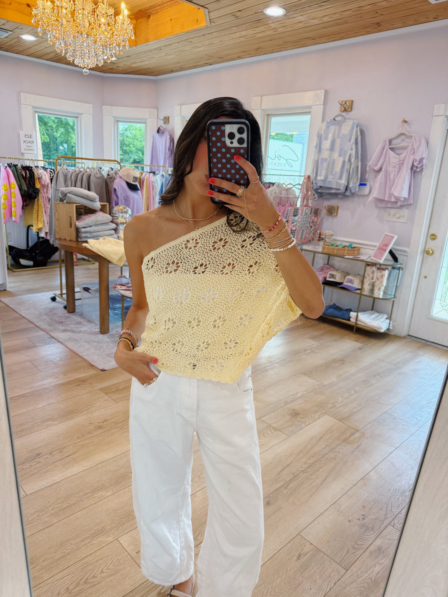 sunshine knit top