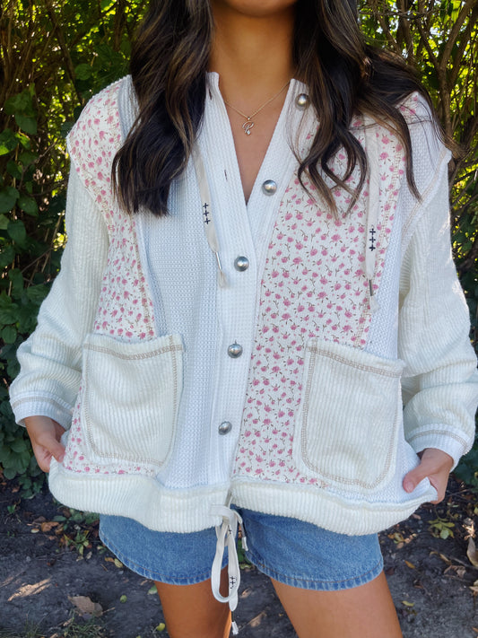 floral girly jacket