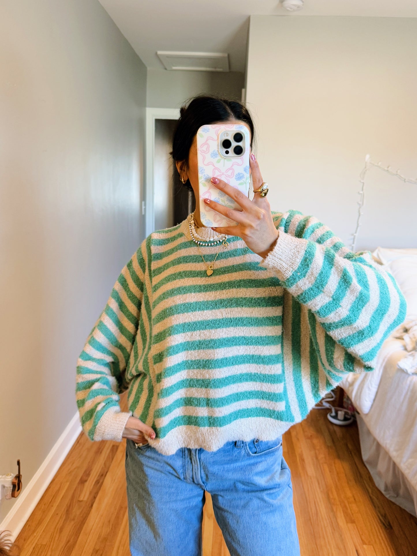 the Elsie striped top