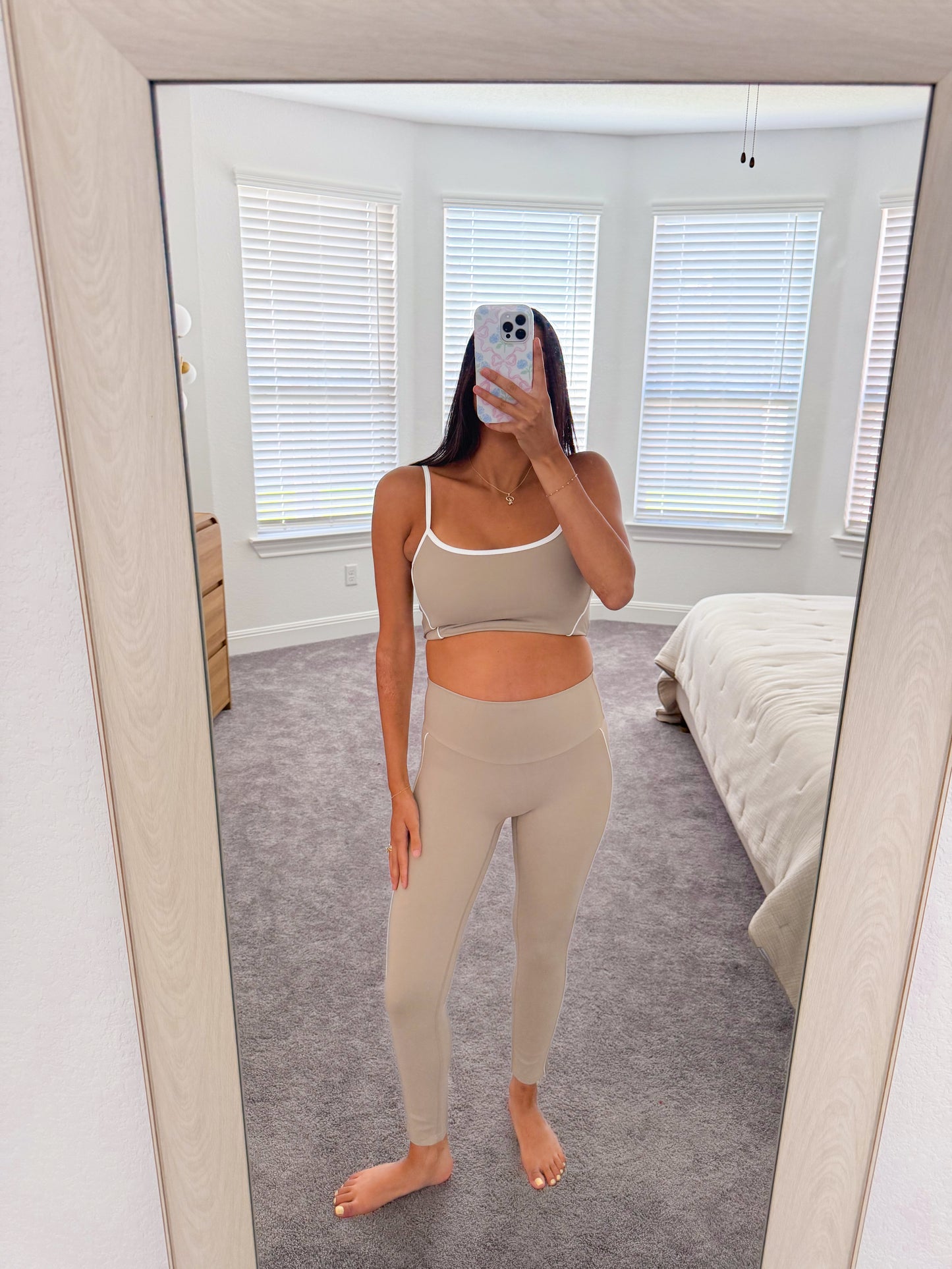 the active essential leggings -TAN
