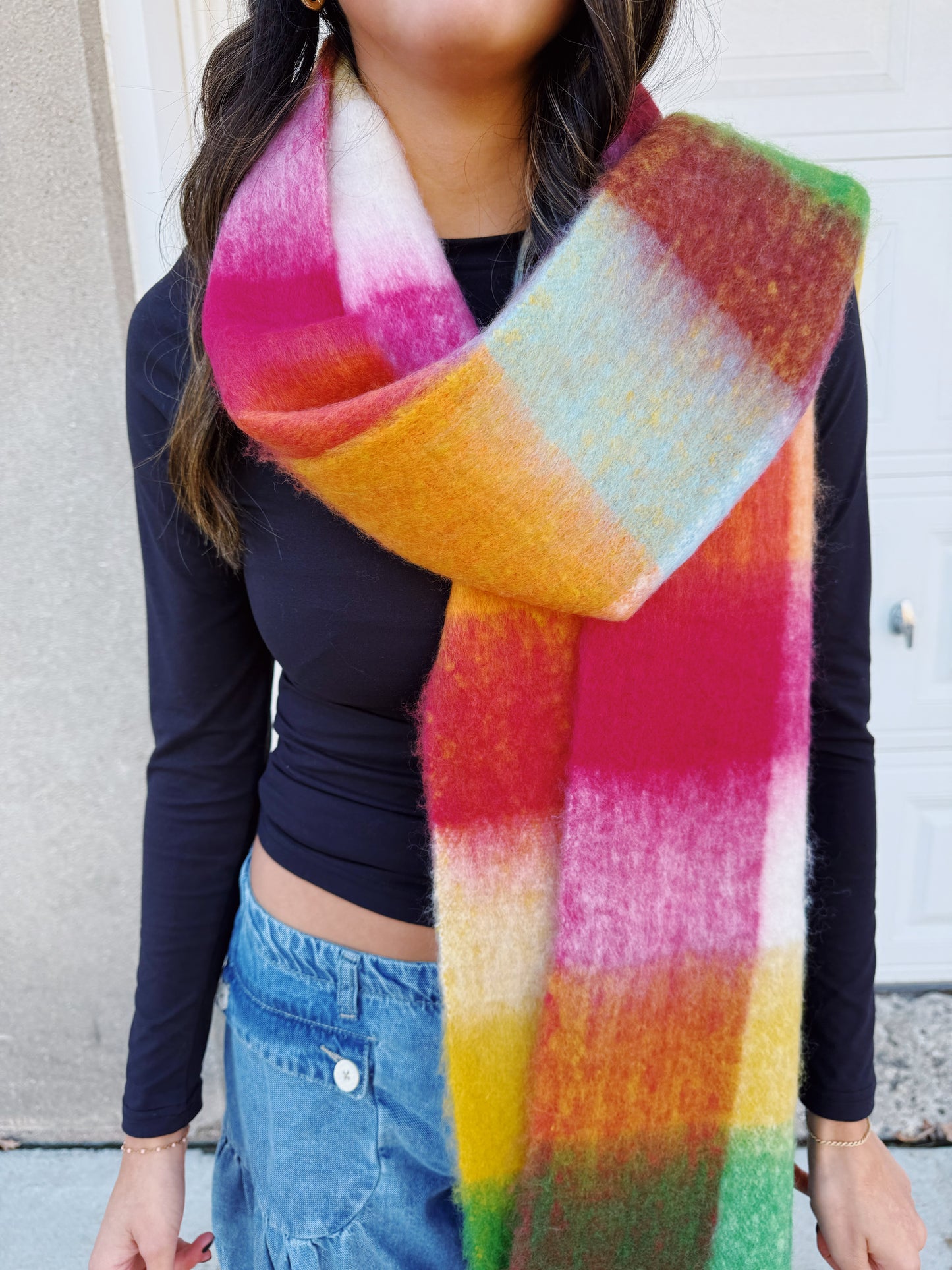 lovely colorful scarfs