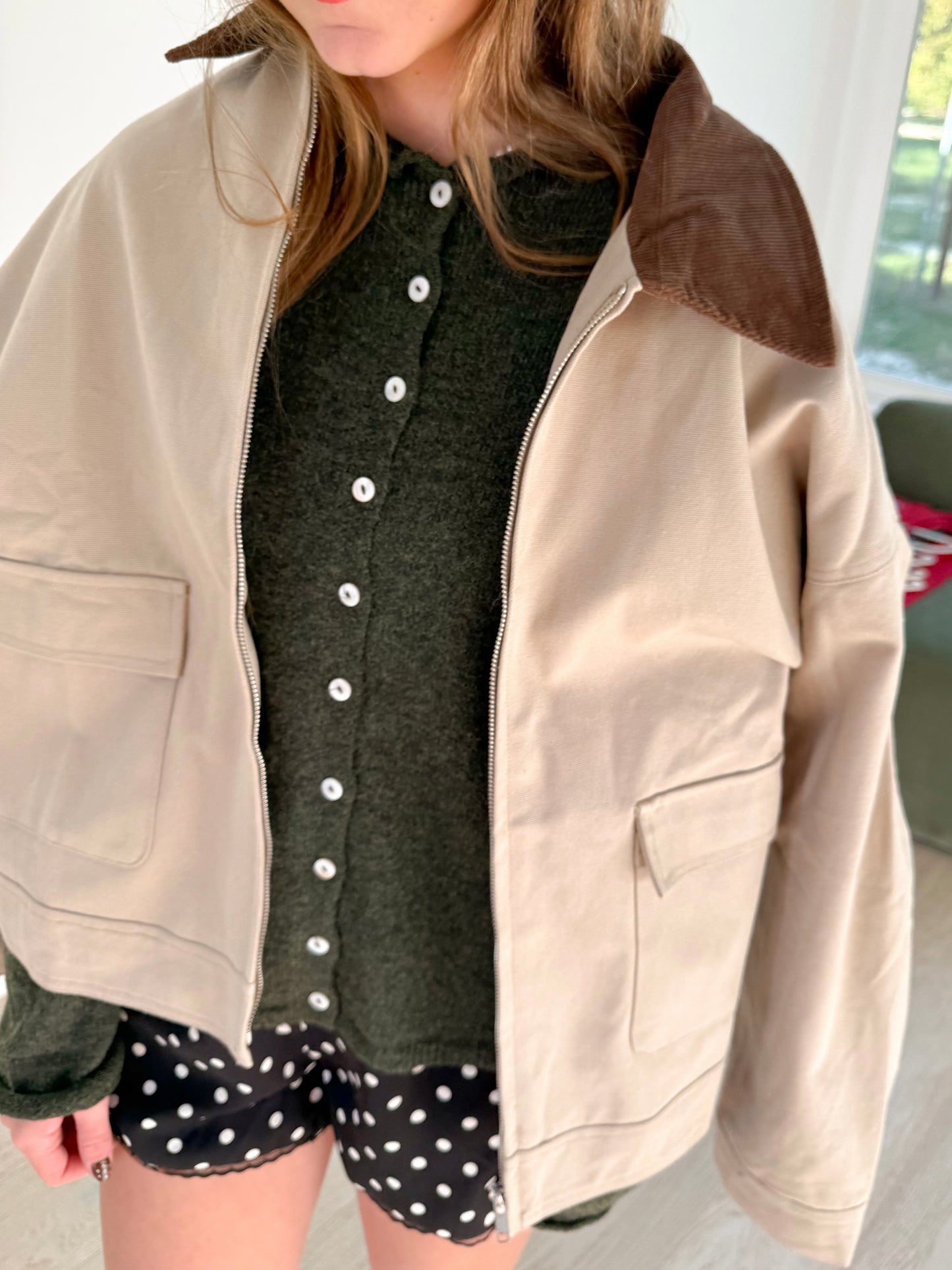 the Lorie cardigan -FOREST