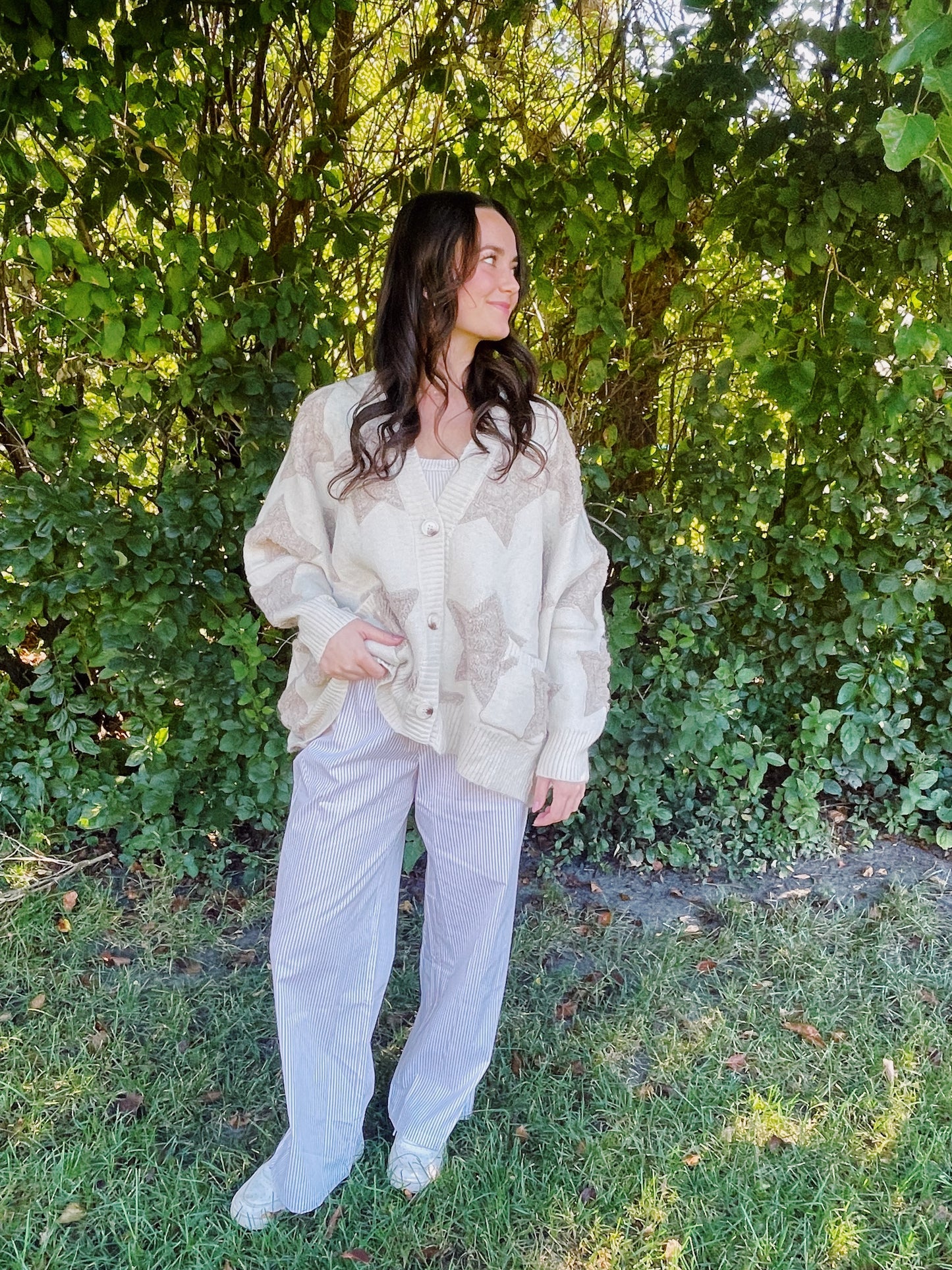 fall daze pants -BEIGE