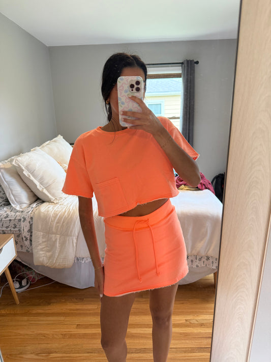 summer dreamsicle set