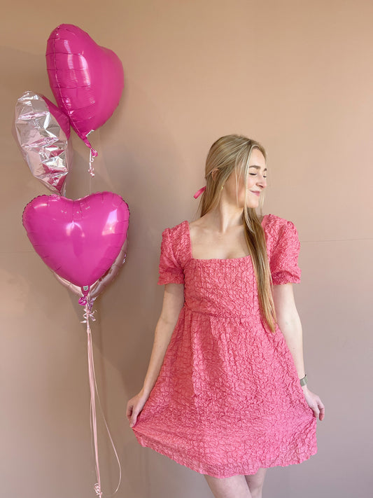 sweet bubbly pink dress