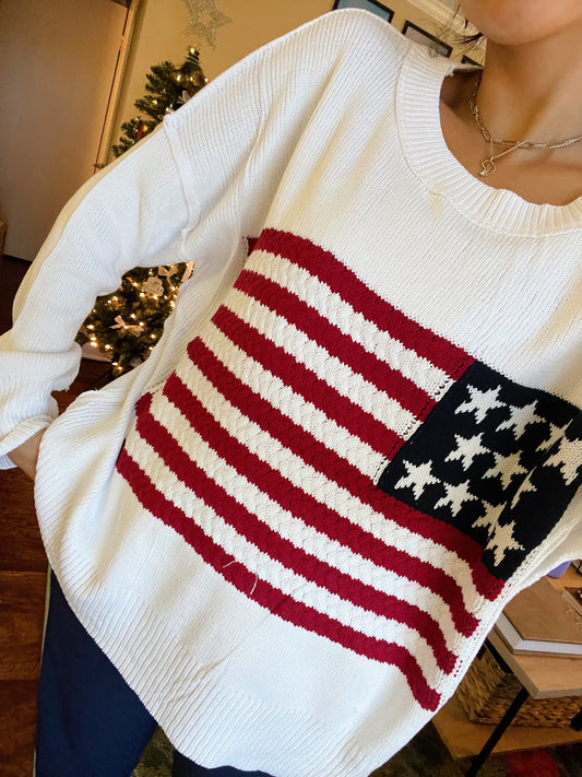free to be cozy sweater -IVORY