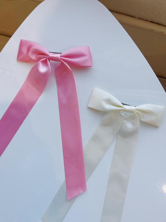 girly bow clips