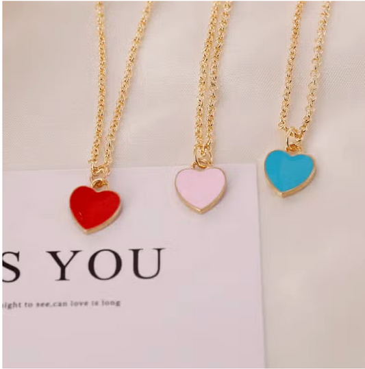 heart pendant gold necklace