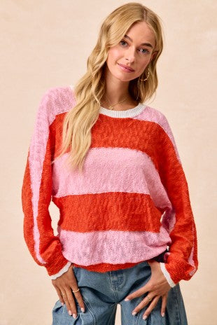 sweetheart knit top